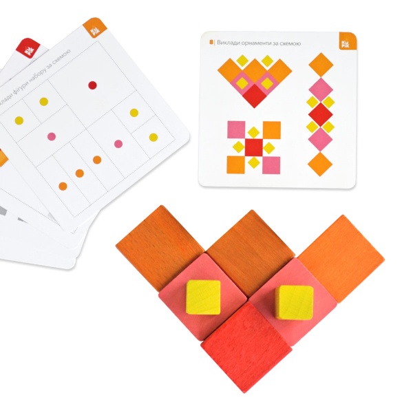 Набір навчальний Igroteco Логічні кубики Частини і ціле 900460