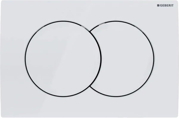 Кнопка смыва Geberit Delta01 Альпійський білий (115.107.11.1)