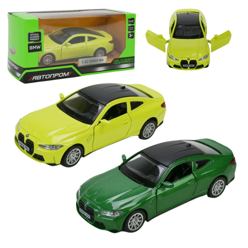 Автомодель Автопром 1:42 Classic BMW M4 (G82) 4371