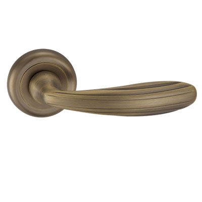 Ручка на розетке Solo А-9127 матовая античная бронза