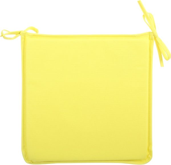 Подушка декоративна жовта 40x40 см