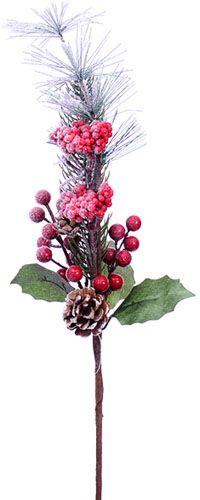 Гілочка декоративна Калина 55 см 801-281 Lefard