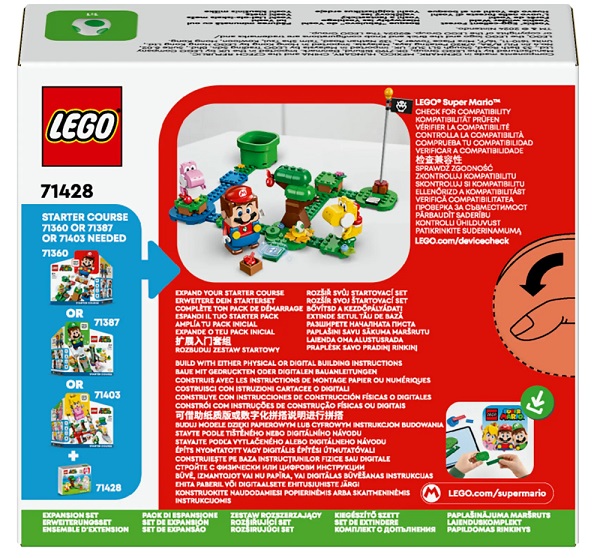 Конструктор LEGO Super Mario Прекрасний ліс Yoshi. Додатковий набір 71428