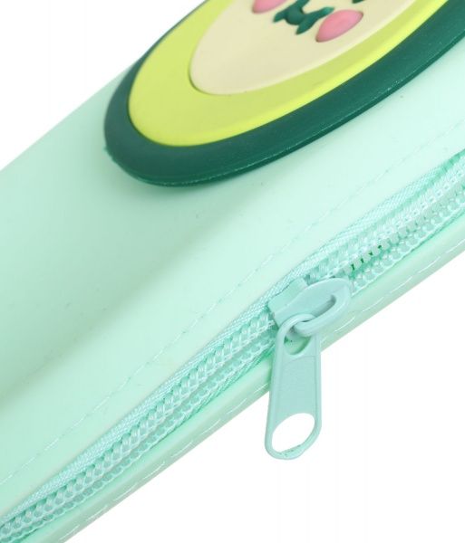 Пенал школьный Lovely Avocado 20х9х3 см зеленый