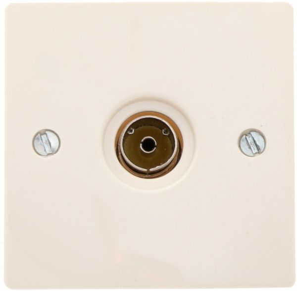 Розетка TV ABB Basic 55 кремовий 1743-01-92-507