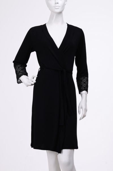 Халат Roksana Lady 274/60005 р. XL черный 