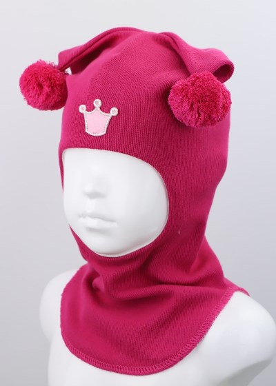 Шапка для девочки Beezy Белка р.47-49 розовый 1526 