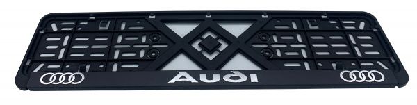 Рамка под номерной знак рельефная Audi