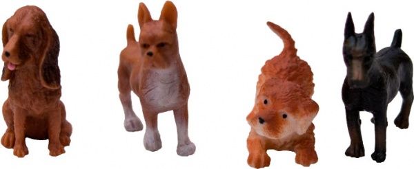 Мини-фигурка POCKET BOX Мягкие собаки PB6703 