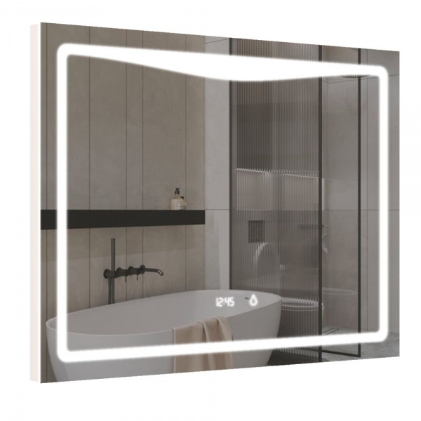 Зеркало со встроенной подсветкой Aquarius Савойя 80 белый 