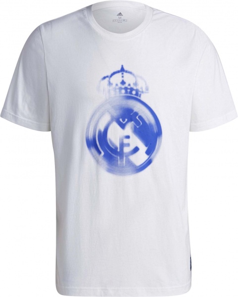 Футболка Adidas REAL TEE GR4261 р.S біло-синій