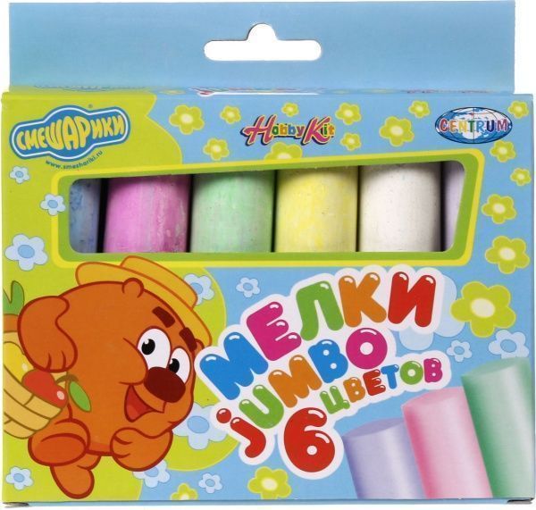 Крейда кольорова 6 шт. 83979 Centrum