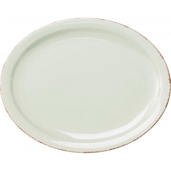 Блюдо овальне Antique Green 31 см Bella Vita 