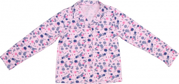 Пижама детская для девочек KOSTA 1431-7 р.122–128 розовый 