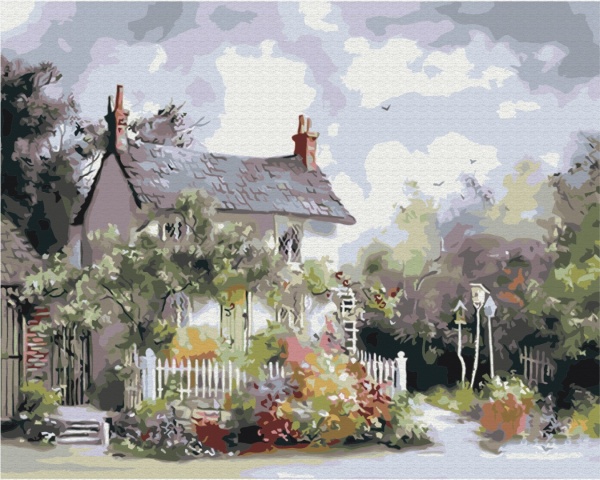 Картина за номерами Затишне передмістя BS52417 40х50 см Brushme 