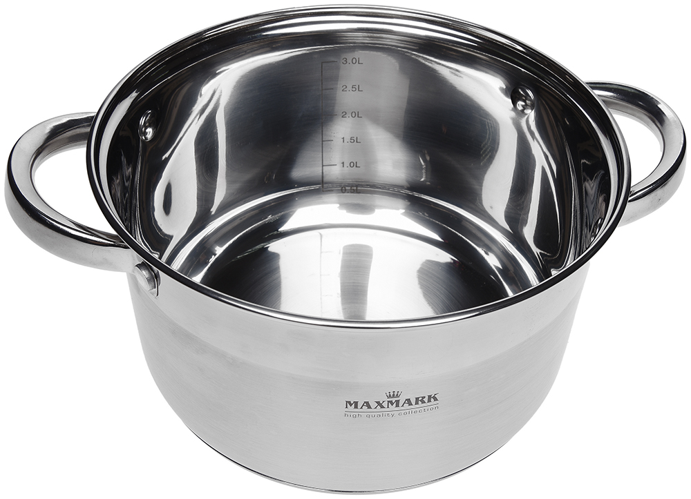 Кастрюля с крышкой Maxmark 3 л 20 см MK-3703