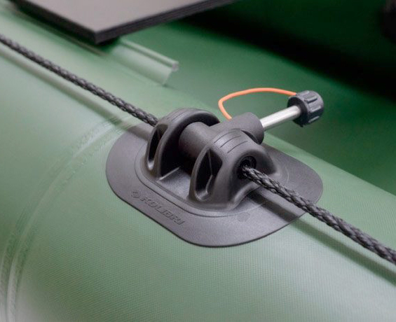 Лодка надувная Kolibri К-220 без пайола зеленый