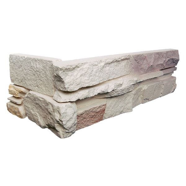 Плитка гипсовая уголок Живой камень Арктика 1,1 пог.м 