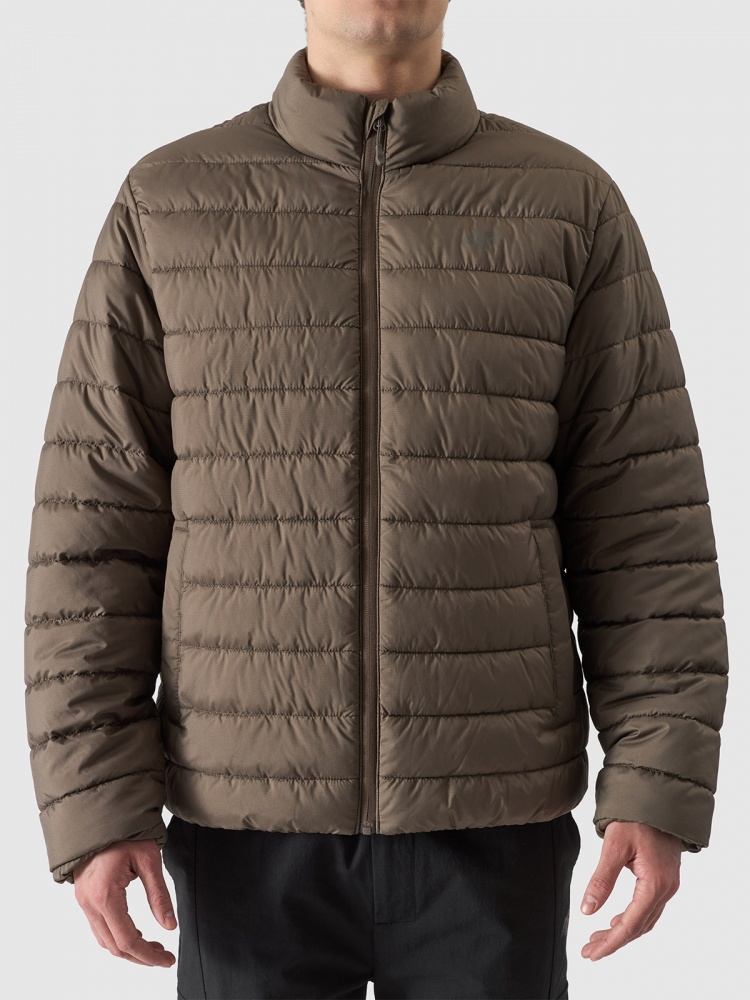 Куртка мужская демисезонная 4F DOWN JACKET M538 4FWSS25TDJAM538-80S р.S коричневая