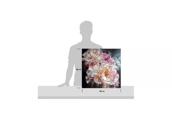 Репродукция Флористика 48x48 см 