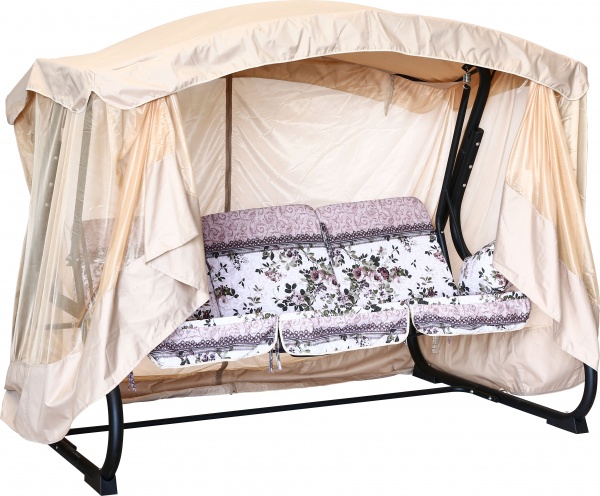 Качели Фемели 2 Цветы 3-4х местная