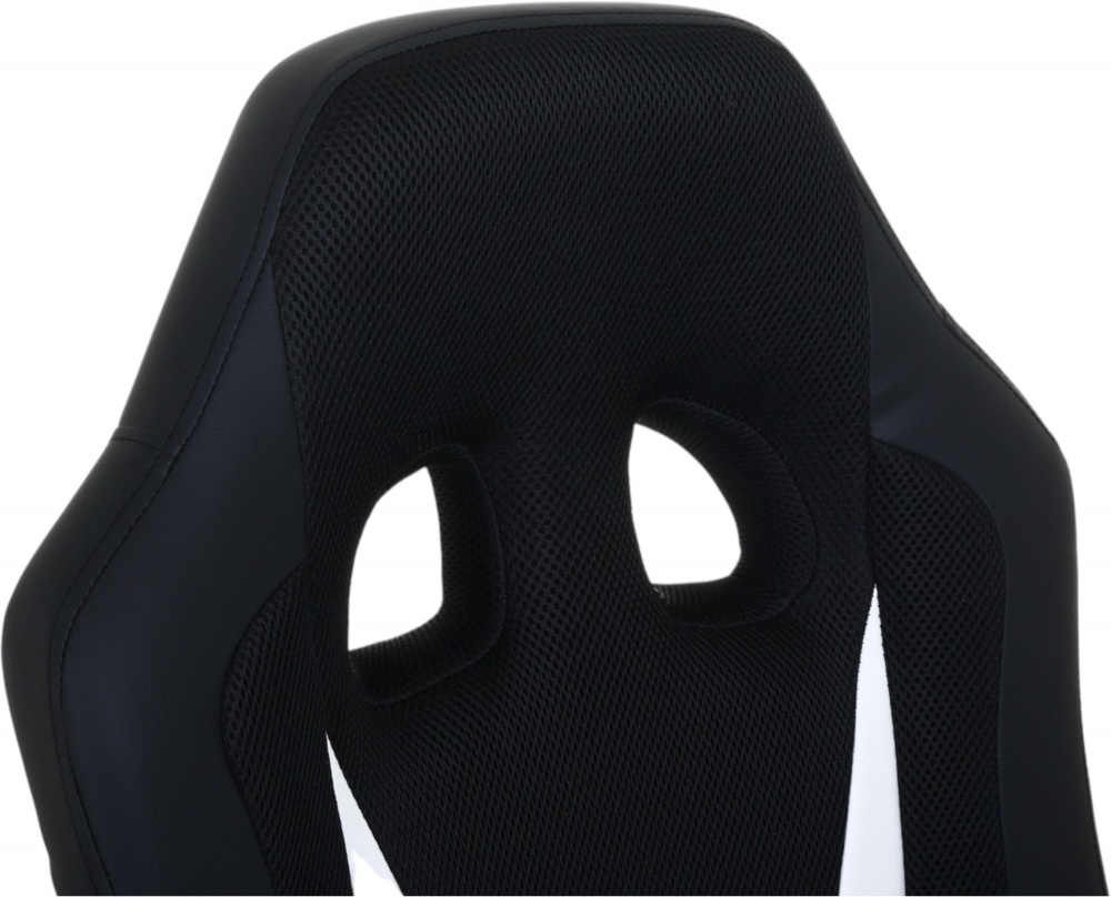 Крісло ігрове Аміго чорно-білий