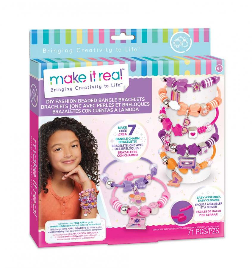 Набор для создания шарм-браслетов Make it Real Стильные бусинки MR1329