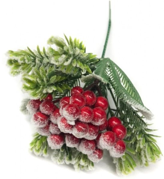 Декорация новогодняя Пучок хвойный с ягодами 17 см EPI-EYK6-1669