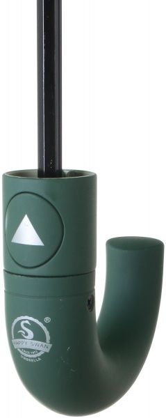 Зонт Узор прямоугольный, складной, автомат зеленый 