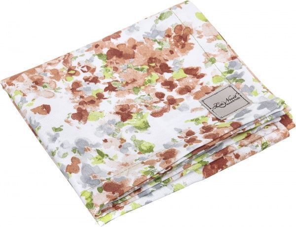 Ранер Акварель Бурштинові квіти 40x140 см білий з коричневим La Nuit 