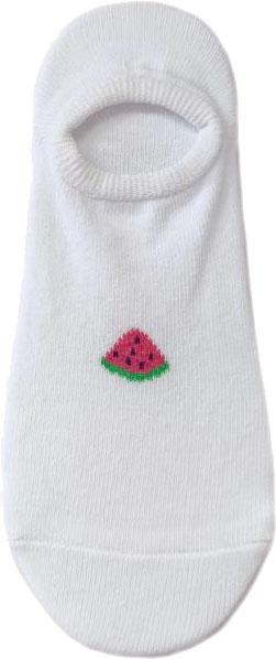 Следы унисекс Molly Арбуз р.16–18 белый 