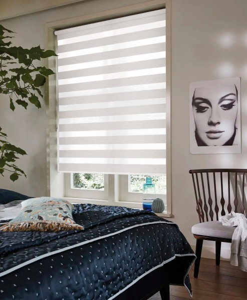 Ролета міні Rollotex День-Ніч струна BH 81 61x150 см біла 