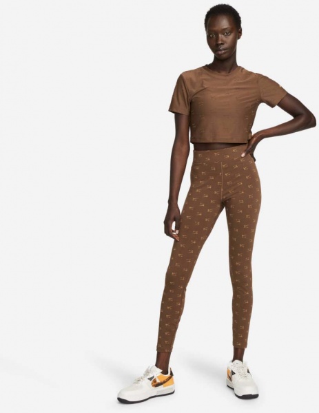 Лосины Nike AIR TIGHTS HR DQ6573-259 р.L коричневый