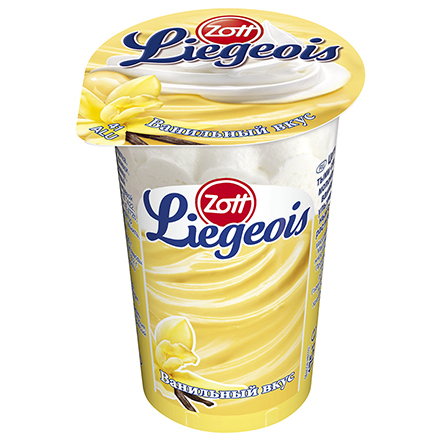 Десерт Zott Liegeois ванільний із збитими вершками 175 г 