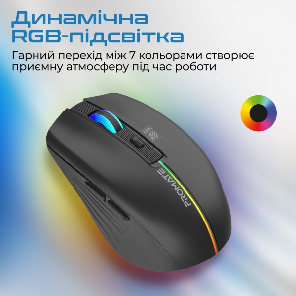 Миша Promate Promate Kitt Wireless black (kitt.black) 