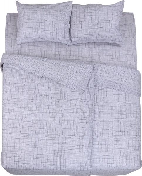 Комплект постельного белья Dash семейный серый 