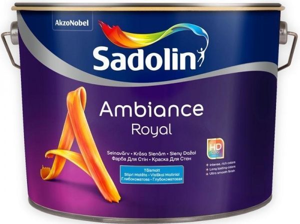 Краска акриловая Sadolin Ambiance Royal BC глубокий мат база под тонировку 2,33л