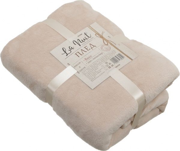 Плед Basic 200x220 см абрикос La Nuit 