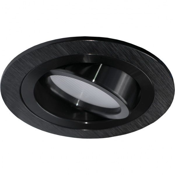 Светильник точечный Hopfen 50 Вт GU5.3 черный ALUM 1701 BK 