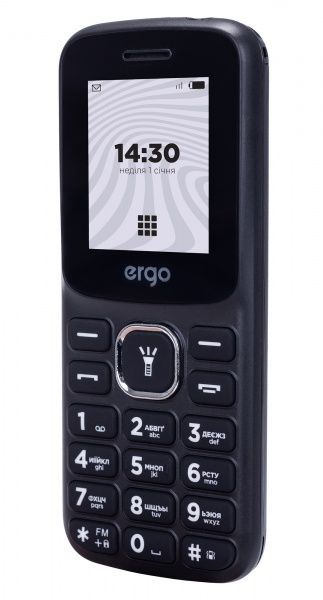 Мобільний телефон ERGO B182 Dual Sim Black 
