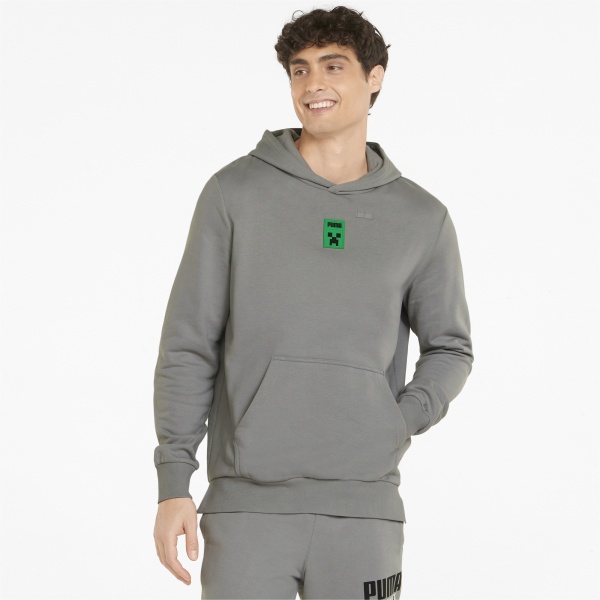 Джемпер Puma x MINECRAFT Hoodie 53437676 р. M серый