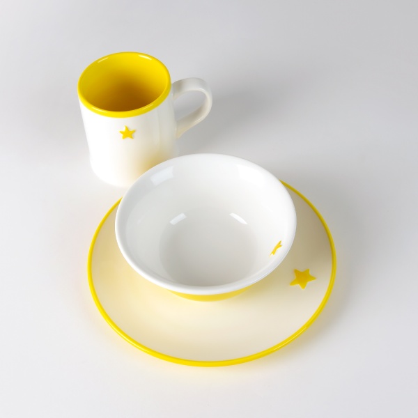 Тарілка обідня 20 см KP-46 Yellow MVM