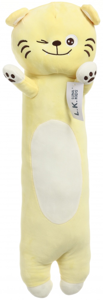 М'яка іграшка Luna Kids Кіт 76 см жовтий HF10951