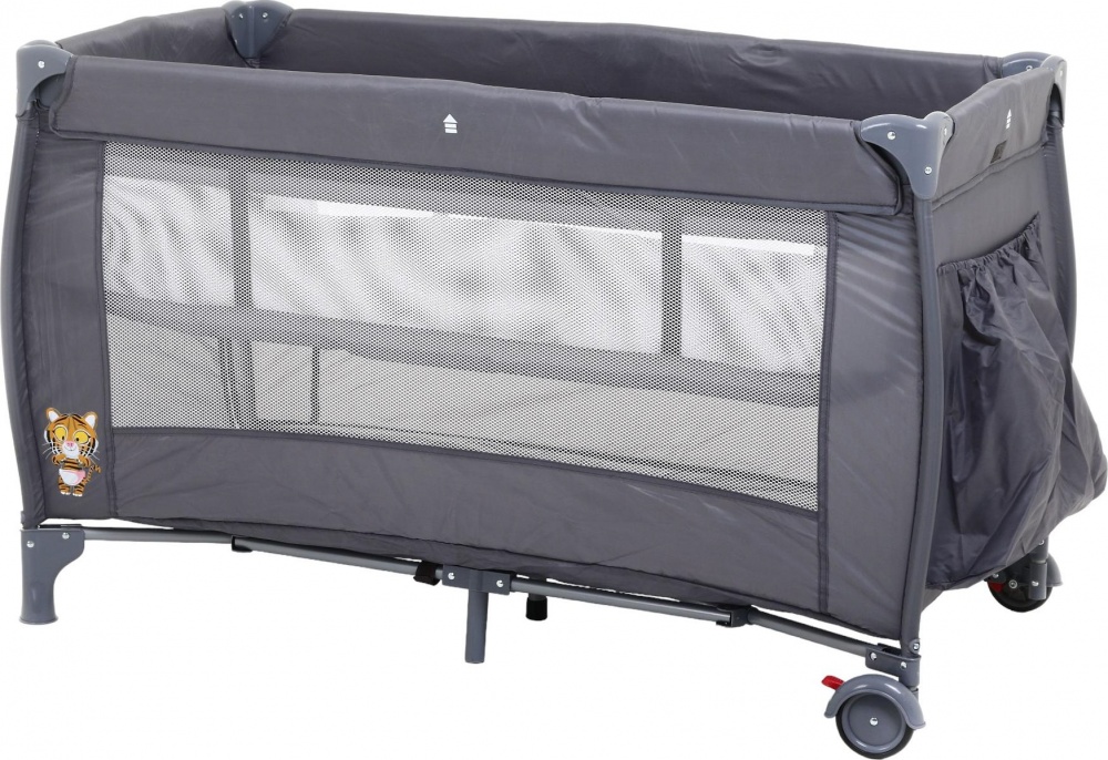 Манеж-ліжко Bambinelli 120х60х76 см сірий H64-G7