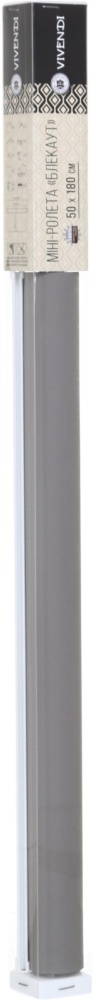 Ролета blackout Vivendi C118 тауп 50x180 см