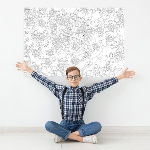 Раскраска «Веселые Коты» 978-617-7542-12-3