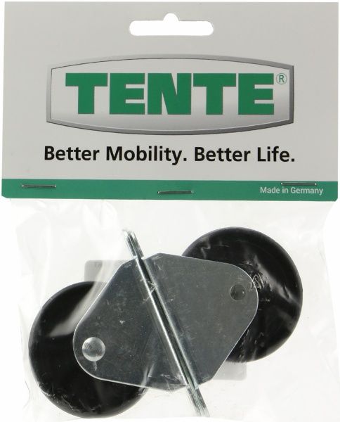 Ролик мебельный неповоротный 2198 UOI 045 P60-67X24 (2 шт.) TENTE