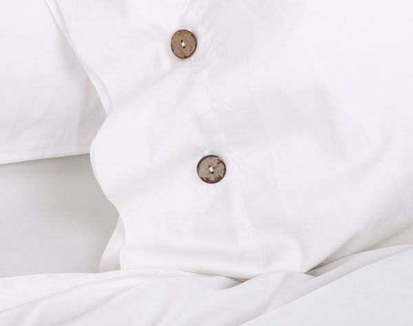 Комплект постельного белья Mono white D семейный белый La Nuit 