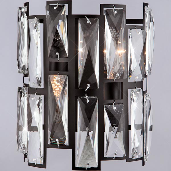 Бра Strotskis Frammenti 2x60 Вт E14 черный 275/2 