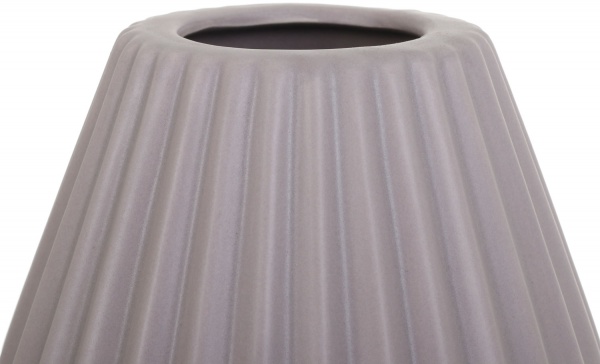 Ваза керамическая бежевый Осло 13,5х33 см